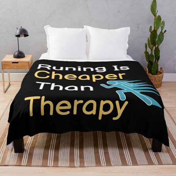 Item preview, Running Is Cheaper Than Therapy  designed and sold by BUCHRA.