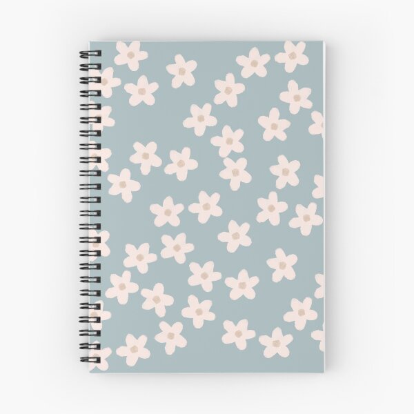 Item preview, Spring Floral Daisy Print in Pastel Blue  designed and sold by WildeandCo.