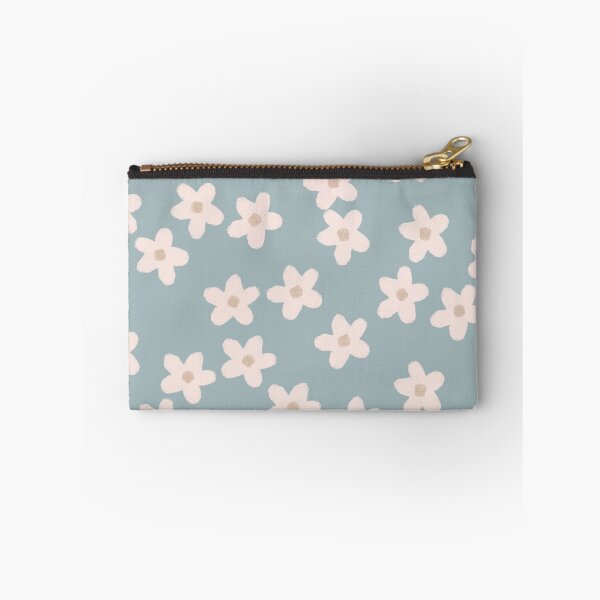 Item preview, Spring Floral Daisy Print in Pastel Blue  designed and sold by WildeandCo.