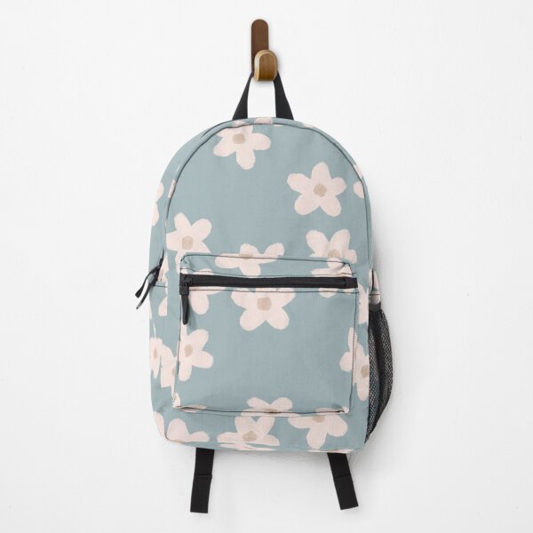 Item preview, Spring Floral Daisy Print in Pastel Blue  designed and sold by WildeandCo.