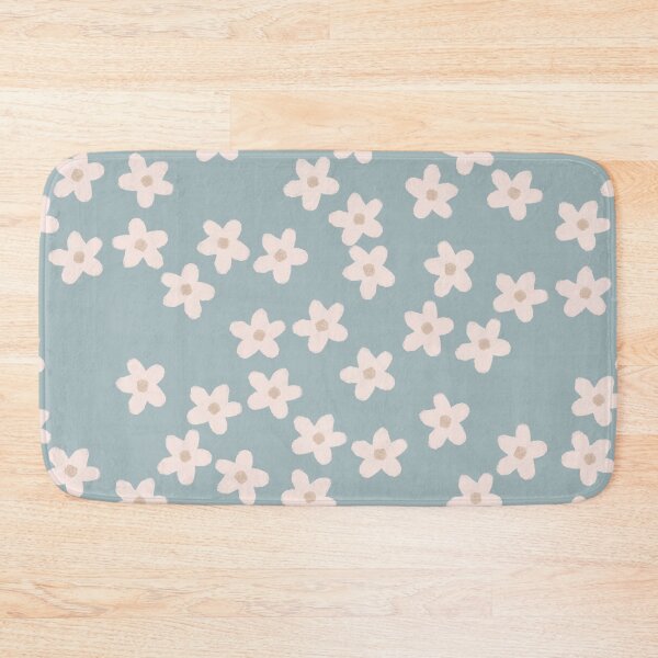 Item preview, Spring Floral Daisy Print in Pastel Blue  designed and sold by WildeandCo.