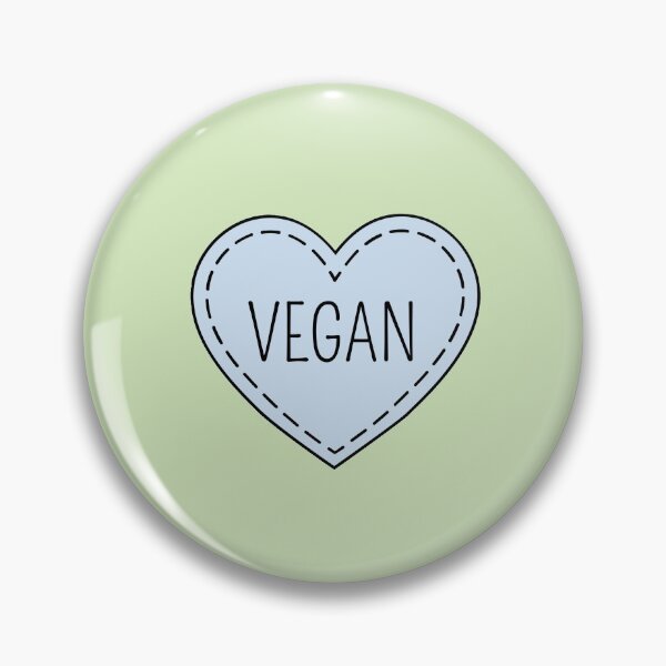Item preview, I Love Vegan Blue Heart  designed and sold by mimosadesigns.