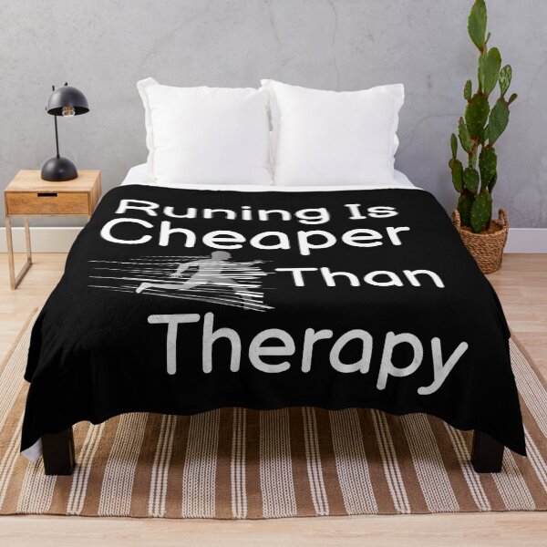 Item preview, Running Is Cheaper Than Therapy designed and sold by BUCHRA.