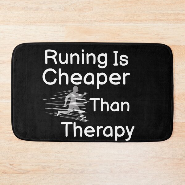 Item preview, Running Is Cheaper Than Therapy  designed and sold by BUCHRA.