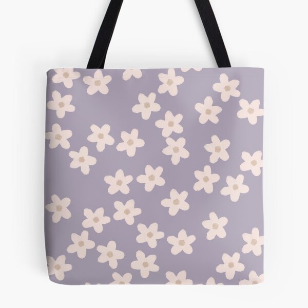 Item preview, Spring Floral Daisy Print in Pastel Purple  designed and sold by WildeandCo.