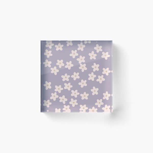 Item preview, Spring Floral Daisy Print in Pastel Purple  designed and sold by WildeandCo.