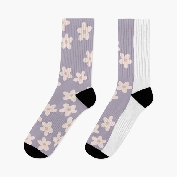 Item preview, Spring Floral Daisy Print in Pastel Purple  designed and sold by WildeandCo.