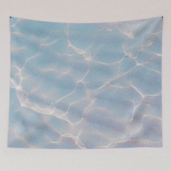 Item preview, Crystalline Sea - Iridescent Blue designed and sold by SilverPegasus.