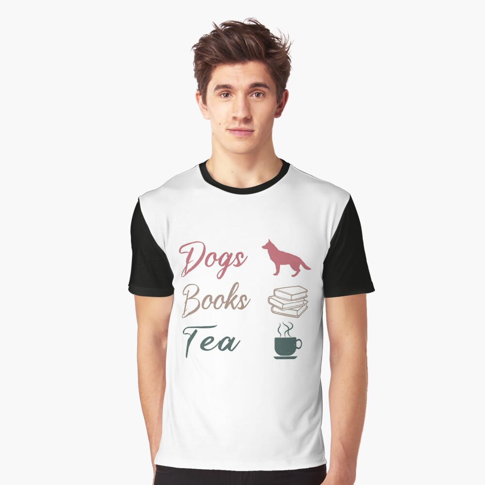 Dogs, Books, and Tea, best gifts for dog lovers, gifts for tea lovers, and  best gifts for book readers Essential T-Shirt for Sale by Awesome 4 all