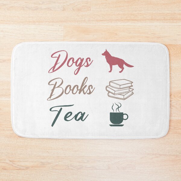 Item preview, Dogs, Books, and Tea | best gifts for dog lovers, gifts for tea lovers, and best gifts for book readers designed and sold by Awesome 4 all.