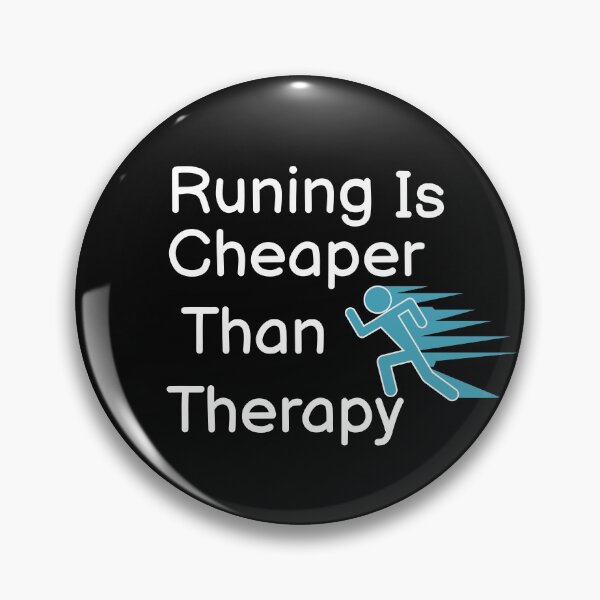 Item preview, Running Is Cheaper Than Therapy  designed and sold by BUCHRA.