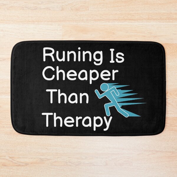Item preview, Running Is Cheaper Than Therapy  designed and sold by BUCHRA.