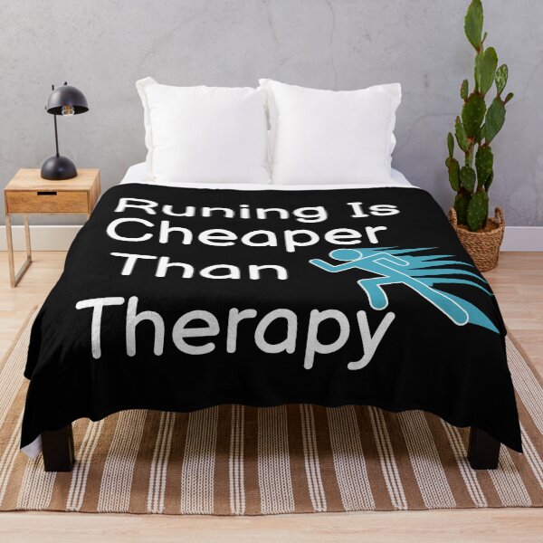 Item preview, Running Is Cheaper Than Therapy designed and sold by BUCHRA.