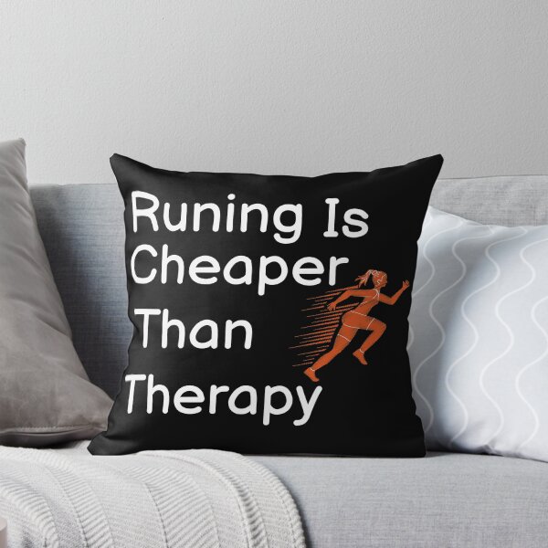 Item preview, Running Is Cheaper Than Therapy  designed and sold by BUCHRA.