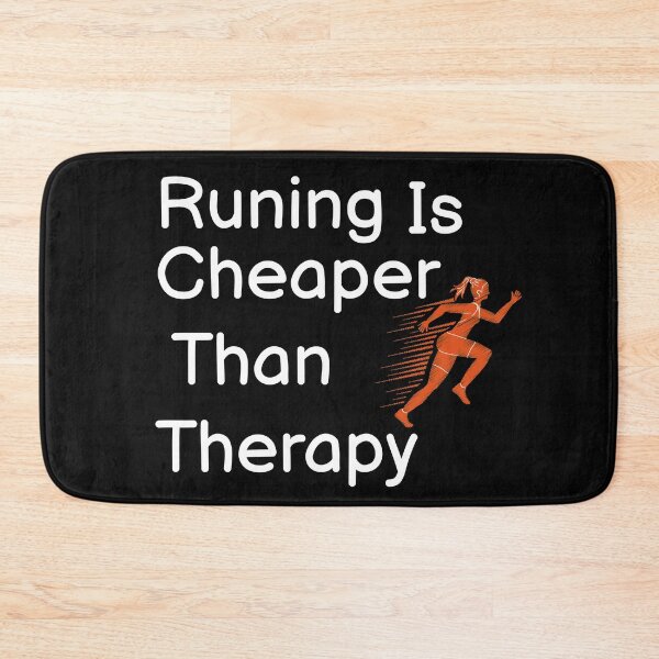 Item preview, Running Is Cheaper Than Therapy  designed and sold by BUCHRA.