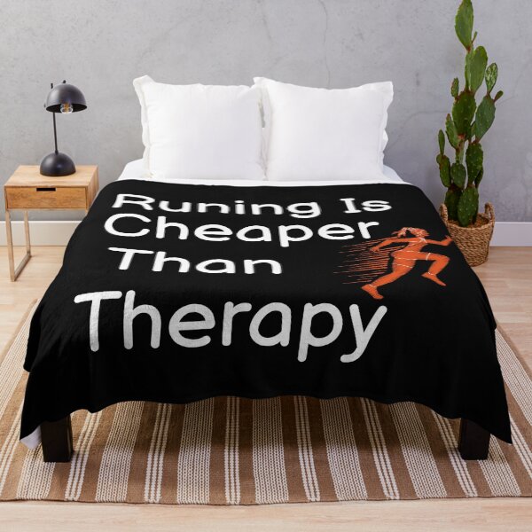 Item preview, Running Is Cheaper Than Therapy designed and sold by BUCHRA.