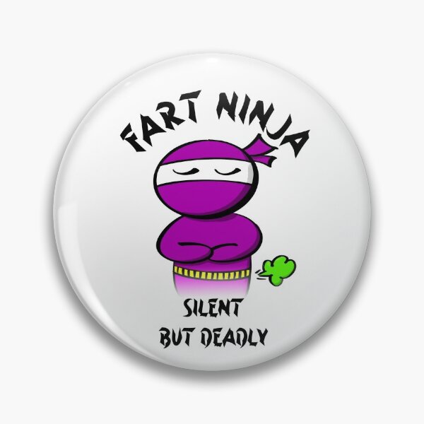 Item preview, Fart Ninja shirt/sticker designed and sold by Michael Kozoroz.