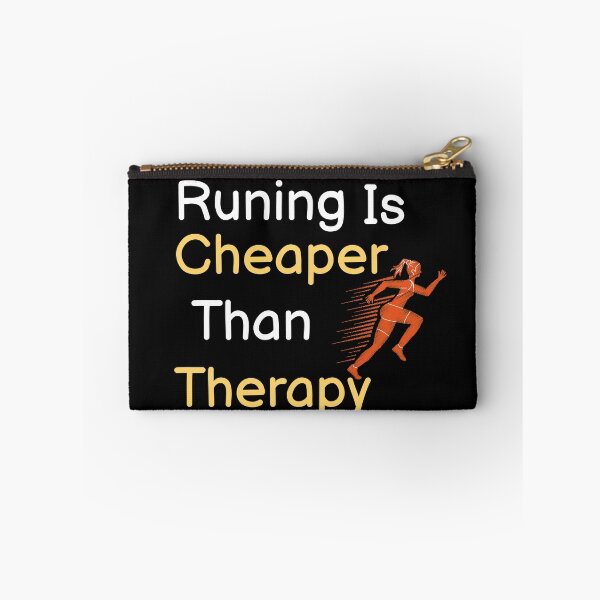 Item preview, Running Is Cheaper Than Therapy  designed and sold by BUCHRA.