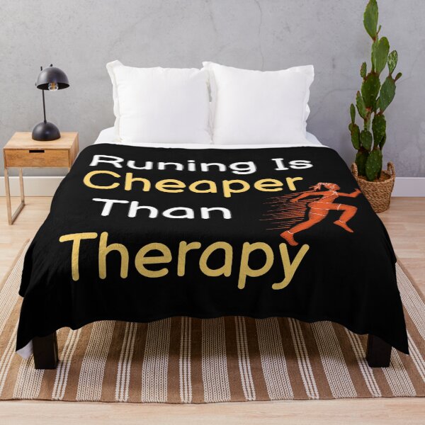 Item preview, Running Is Cheaper Than Therapy  designed and sold by BUCHRA.