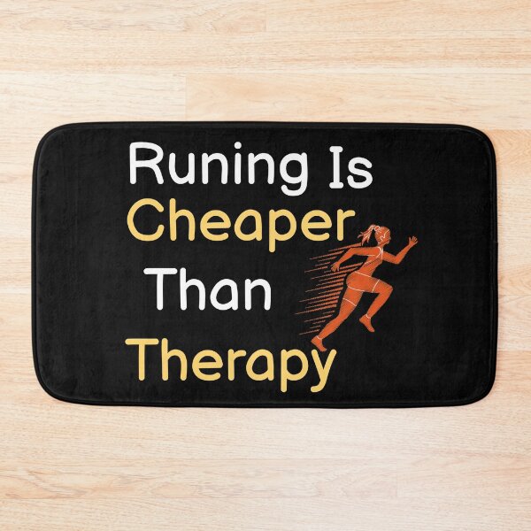 Item preview, Running Is Cheaper Than Therapy  designed and sold by BUCHRA.