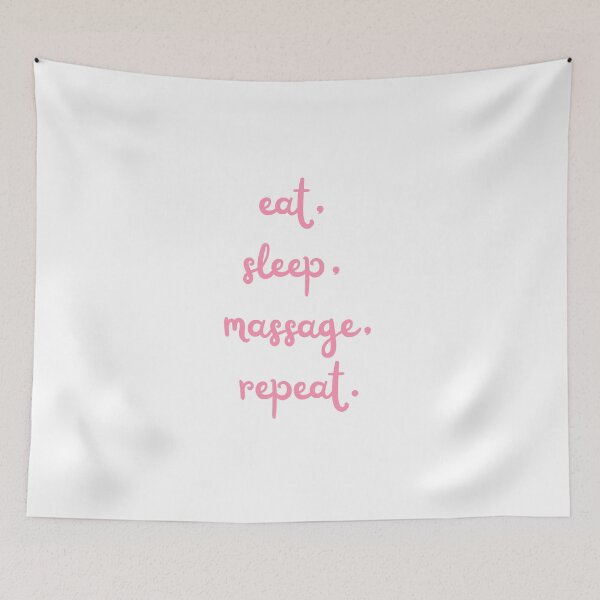 Item preview, Eat, sleep, massage, repeat designed and sold by daguilon.