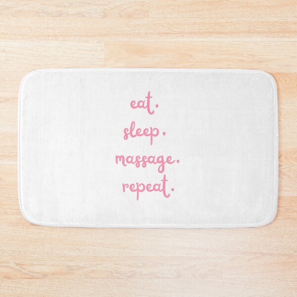 Item preview, Eat, sleep, massage, repeat designed and sold by daguilon.