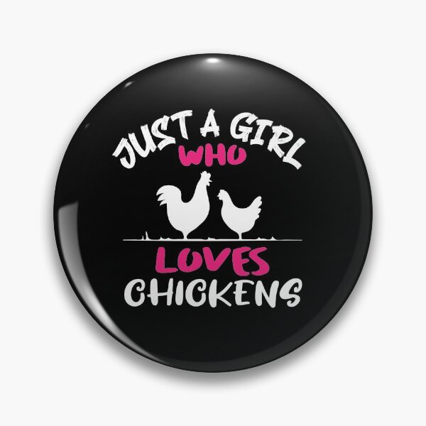 Item preview, Just A Girl Who Loves Chickens designed and sold by ELAB27.