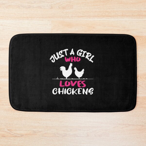 Item preview, Just A Girl Who Loves Chickens designed and sold by ELAB27.