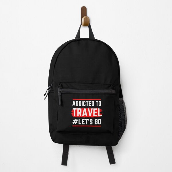 Item preview, Addicted to Travel #Let's Go - Funny Travelers Gift Idea designed and sold by ANZI-Shop.