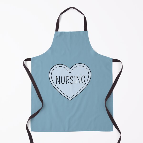 Item preview, I Love Nursing Blue Heart  designed and sold by mimosadesigns.