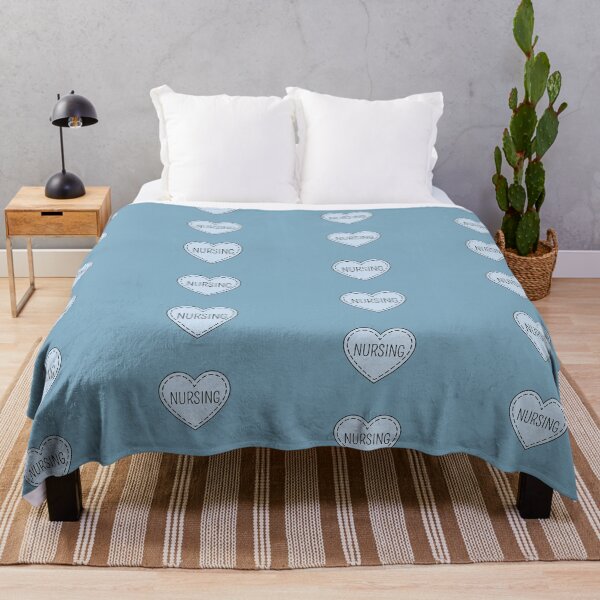 Item preview, I Love Nursing Blue Heart  designed and sold by mimosadesigns.