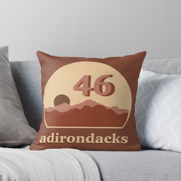 Item preview, Upstate New York Adirondack Skyline 46 High Peaks - Brown designed and sold by emilyspencer.