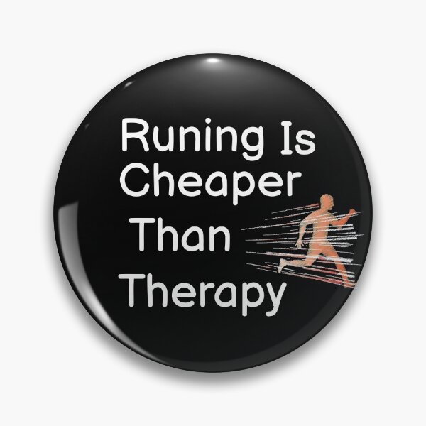 Item preview, Running Is Cheaper Than Therapy  designed and sold by BUCHRA.
