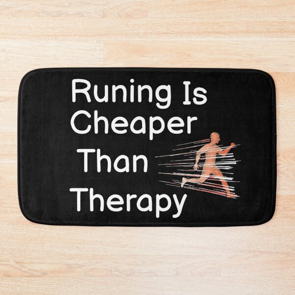 Item preview, Running Is Cheaper Than Therapy  designed and sold by BUCHRA.