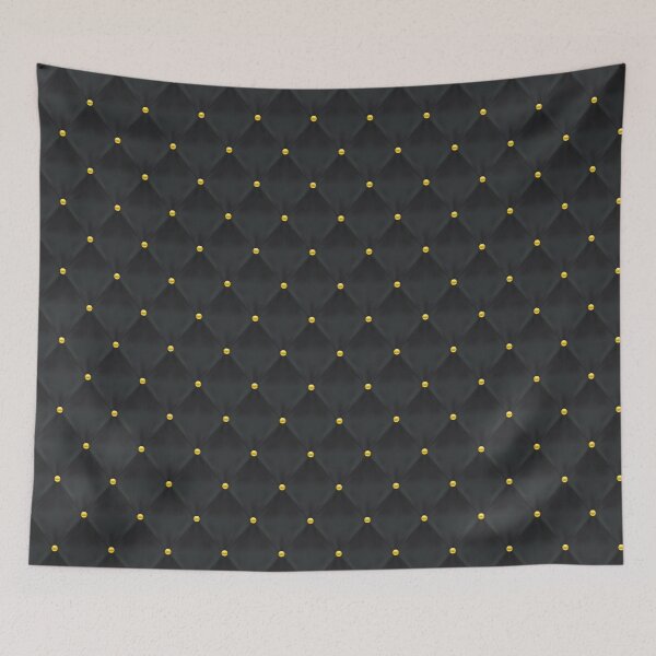 Item preview, Black Gold Studded Pattern designed and sold by robspencer.