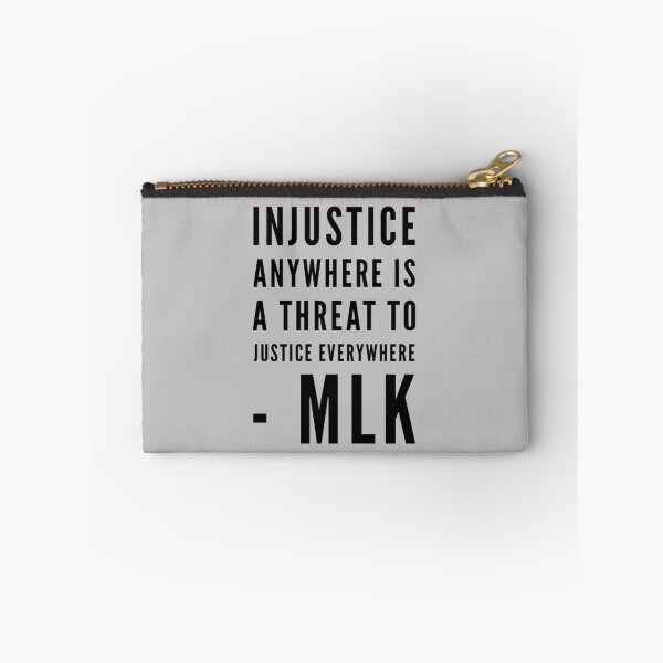 Item preview, Injustice anywhere -MLK Quotes designed and sold by MerciMe.