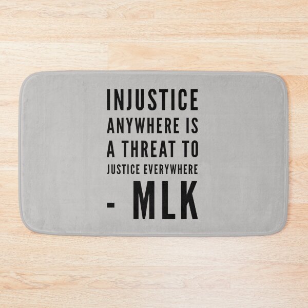 Item preview, Injustice anywhere -MLK Quotes designed and sold by MerciMe.