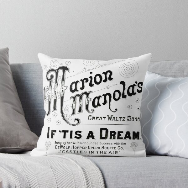 Item preview, Miss Marion Manola's - If 'Tis A Dream - White designed and sold by rejon.