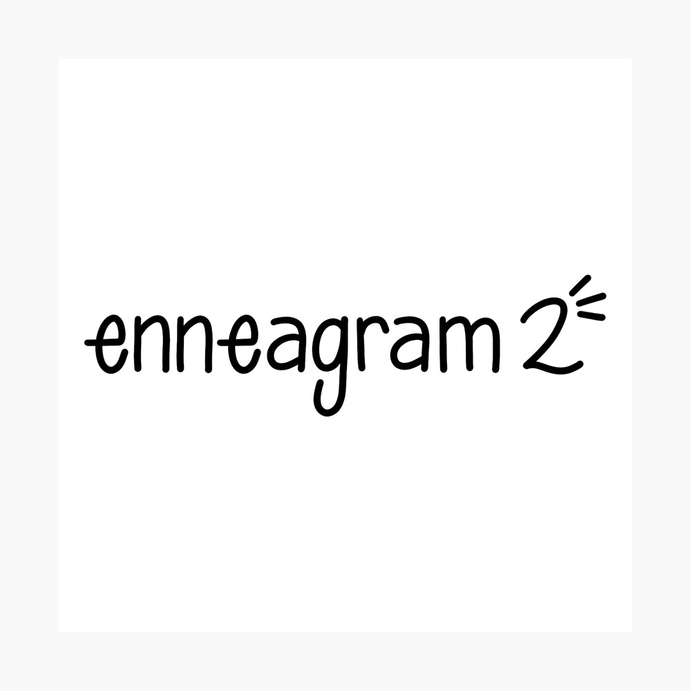 enneagram 2 Poster for Sale by Dina Clemente | Redbubble