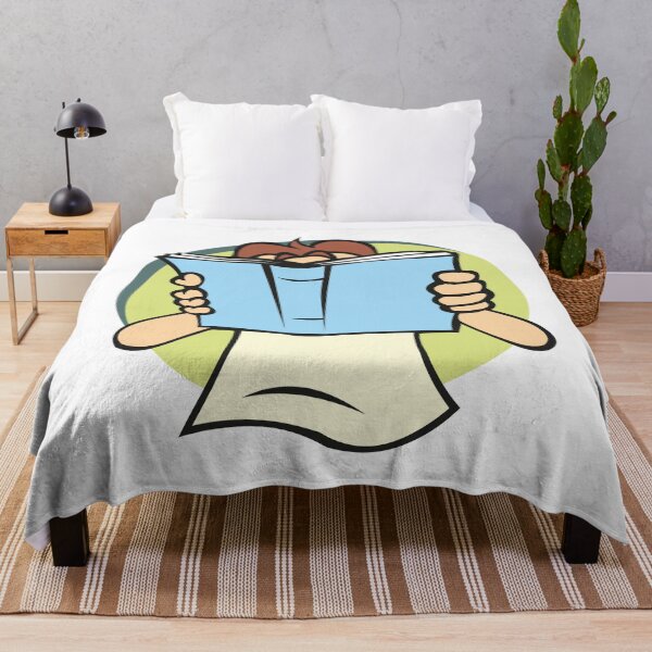 Item preview, Illustration depicting a child holding a book and reading with great interest  designed and sold by LucianoCosmo.