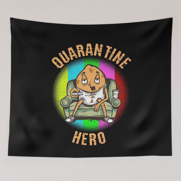 Item preview, Quarantine Hero Couch Potato designed and sold by Frosty1489.