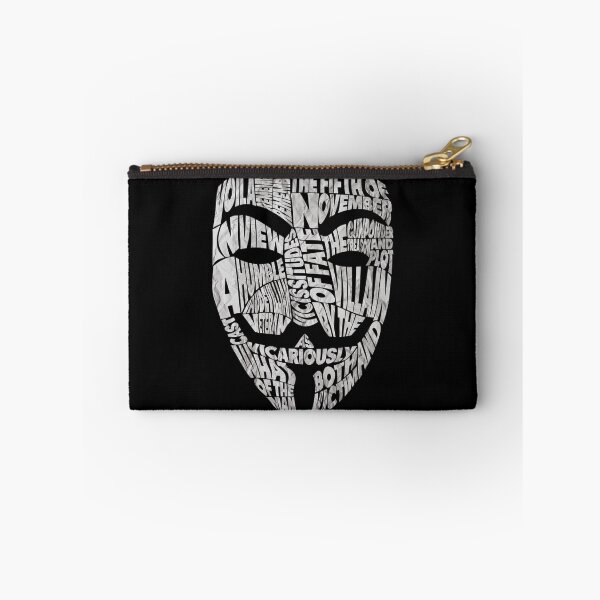 Item preview, V For Vendetta - Guy Fawkes Masks - Typography designed and sold by RellikJoin.