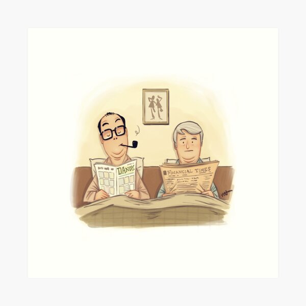 Vista previa del artículo con la obra «# 09 A Morecambe y Wise Sketch», diseñado y vendido por Ian Spendloff.