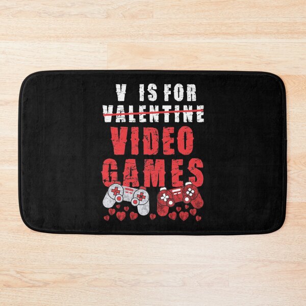 Item preview, V Is For Video Games Funny Valentines Day Gamer Boy Men Gift designed and sold by pannolinno.