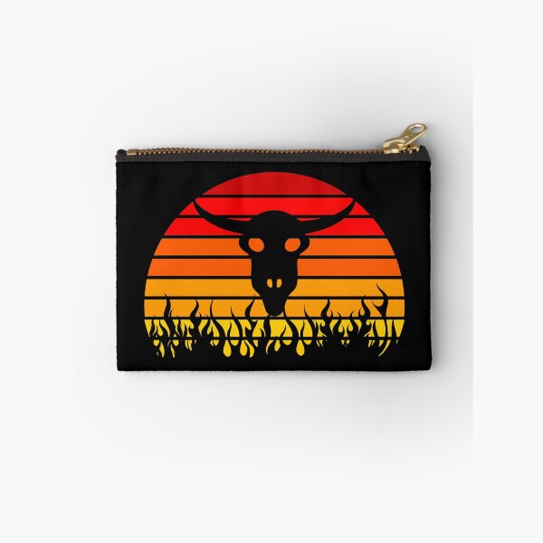 Item preview, Animal Skull Fire Flames Retro Sunset designed and sold by liftdesign.