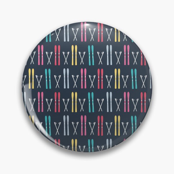 Item preview, Retro Rainbow Ski Pattern designed and sold by SharksOnShore.
