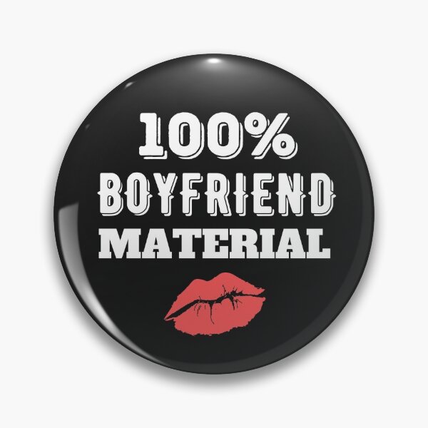 Item preview, 100% BOYFRIEND MATERIAL CLASSIC TSHIRT FOR VALENTINES DAY designed and sold by JaylaStarr.