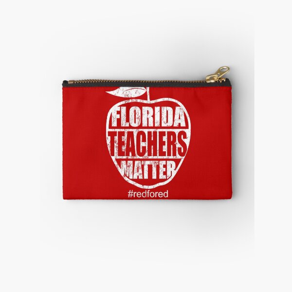 Item preview, Florida Teachers Red for Ed Apple designed and sold by RiffXS.