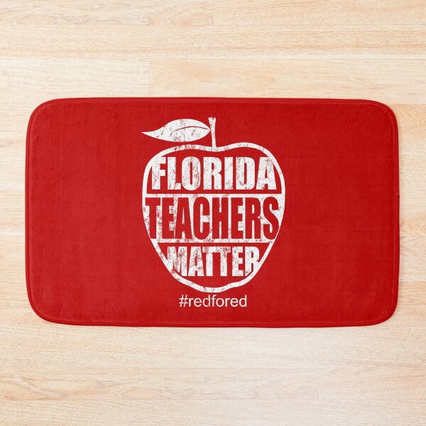 Item preview, Florida Teachers Red for Ed Apple designed and sold by RiffXS.