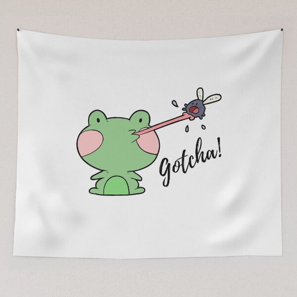 Item preview, Gotcha! A frog catches a fly. designed and sold by javajossi.